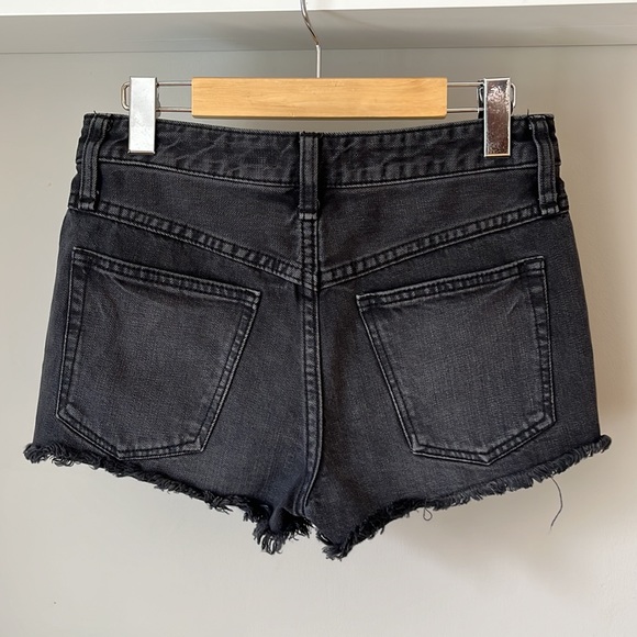 Free People Uptown Black Denim Shorts - Picture 3 of 12